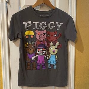 Piggy Kids Graphic T-Shirt - Gray